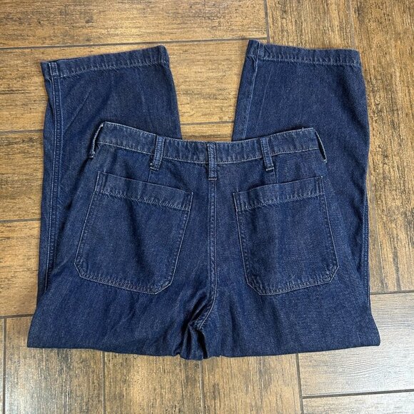 Lucky Brand Pleated Denim Cropped Jeans Size 27 - Picture 6 of 8